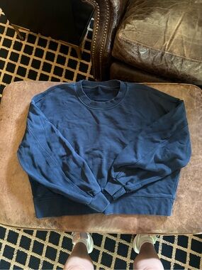 lululemon athletica Navy Crewneck Sweatshirt